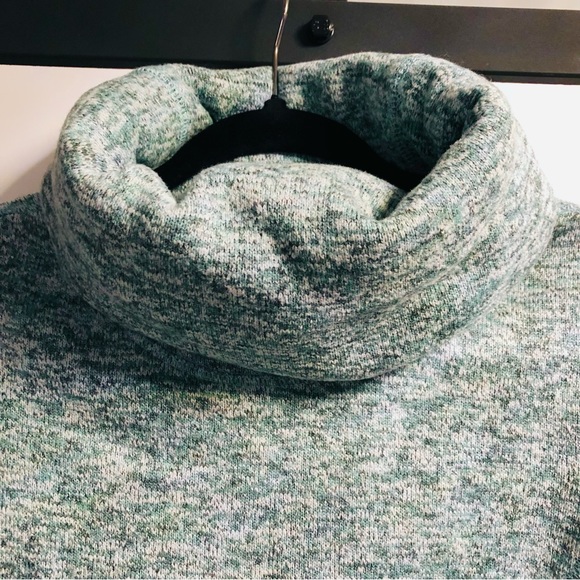 Mountain Warehouse Size 4 Idris Womens Cowl Neck Green Heather Fleece - Picture 5 of 14
